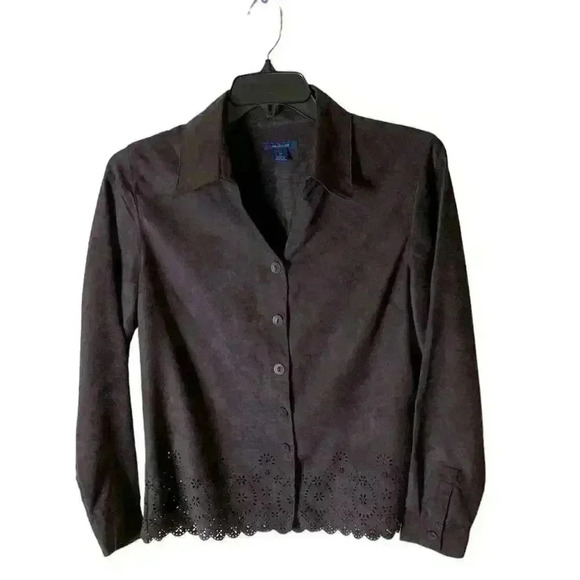 Westbound Women's Blouse Size Medium Long Sleeves Button Front Top - Picture 1 of 6